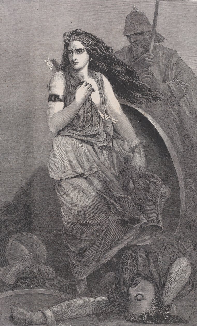 Dar-Thula, az Illustrated London News-tól, 1861. július 27. alkotó: Frederick James Smyth