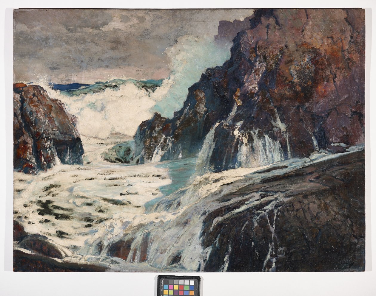 Vihar után, 1925 körül (olaj, rétegelt lemez) alkotó: Frederick Judd Waugh