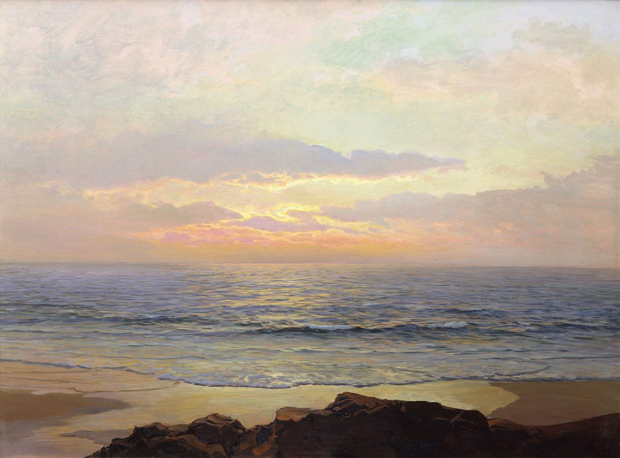 Nyugodt naplemente alkotó: Frederick Judd Waugh