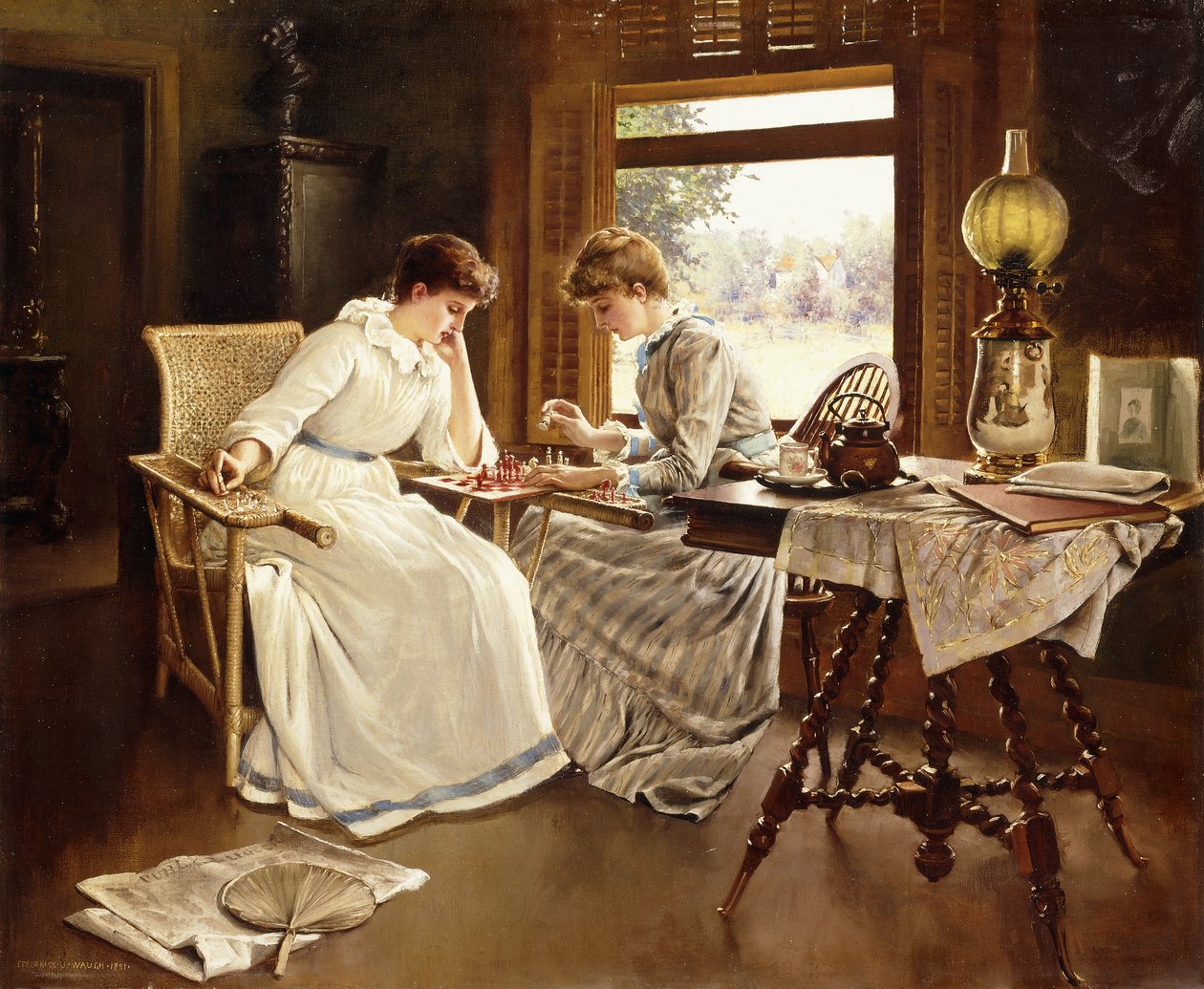 A sakkozók alkotó: Frederick Judd Waugh