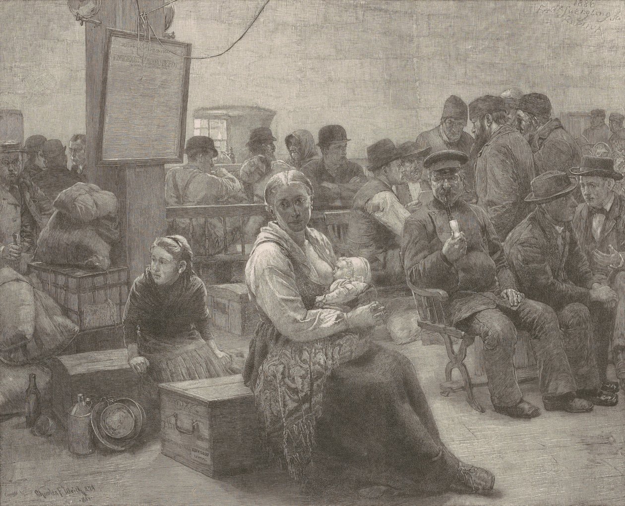 Az ígéret földjén alkotó: Frederick Juengling, after Charles Frederic Ulrich