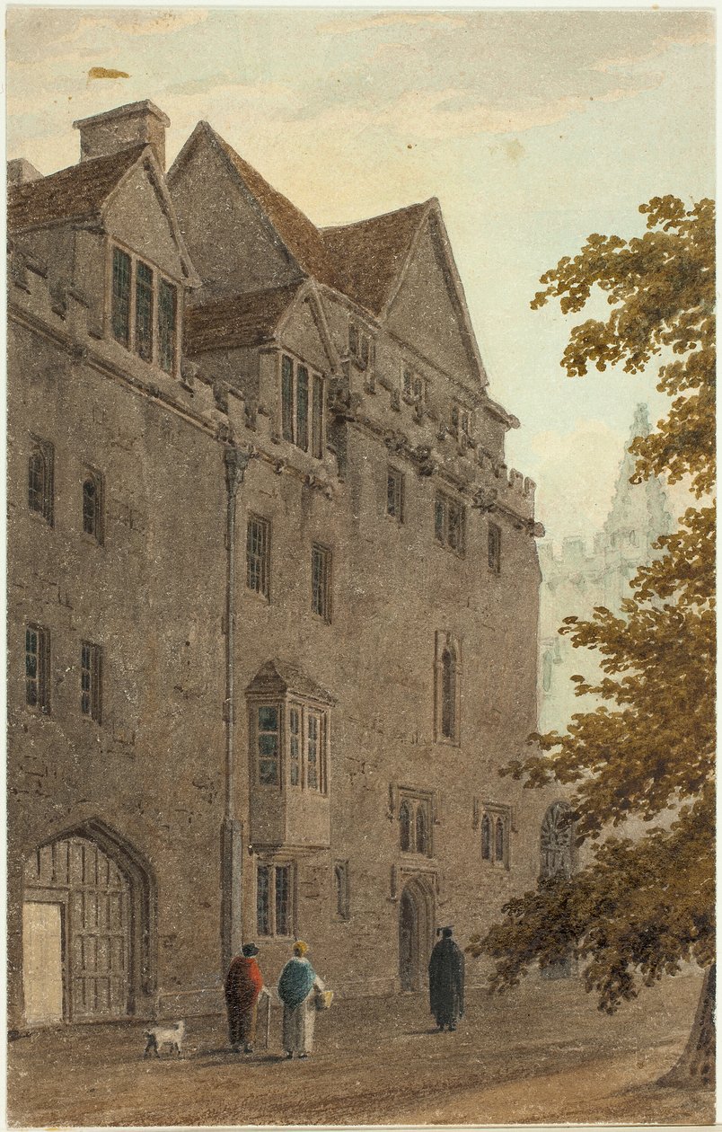 Régi Magdolna terem a murvás sétányból Burnt Down Kr. e. alkotó: Frederick Mackenzie