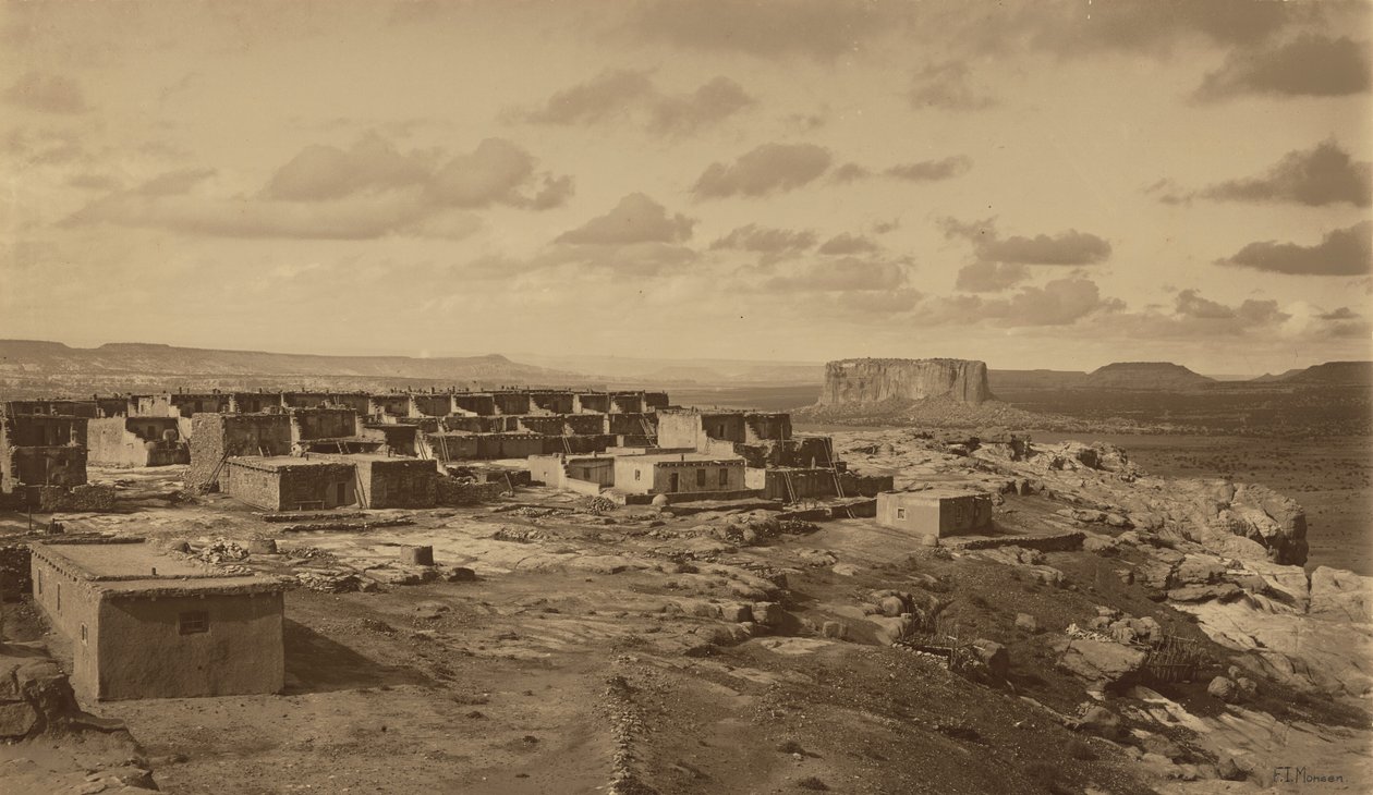 Elvarázsolt Mesa, Acoma, Új-Mexikó,1900 (fotó) alkotó: Frederick Monsen