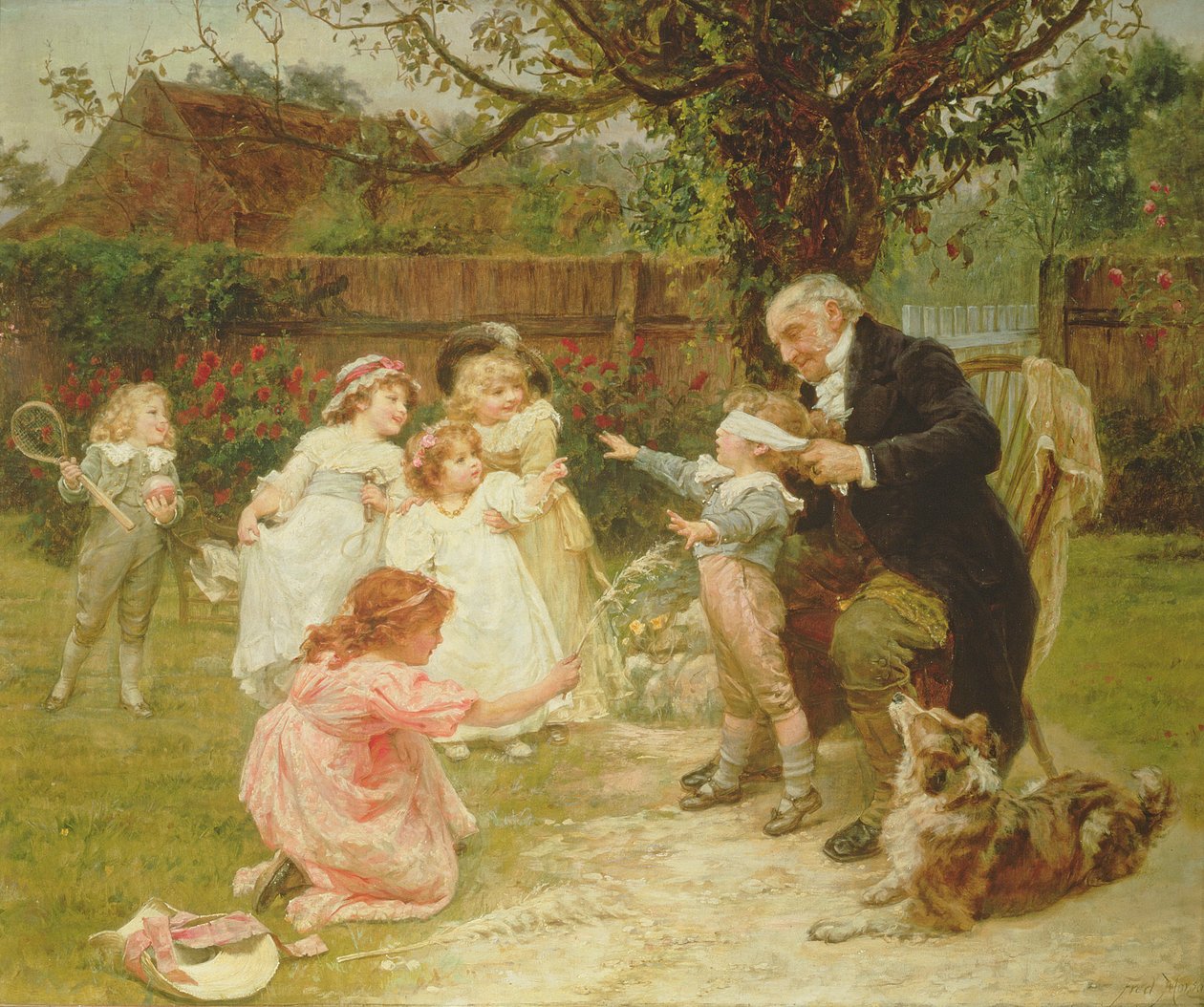 Szembekötősdi alkotó: Frederick Morgan