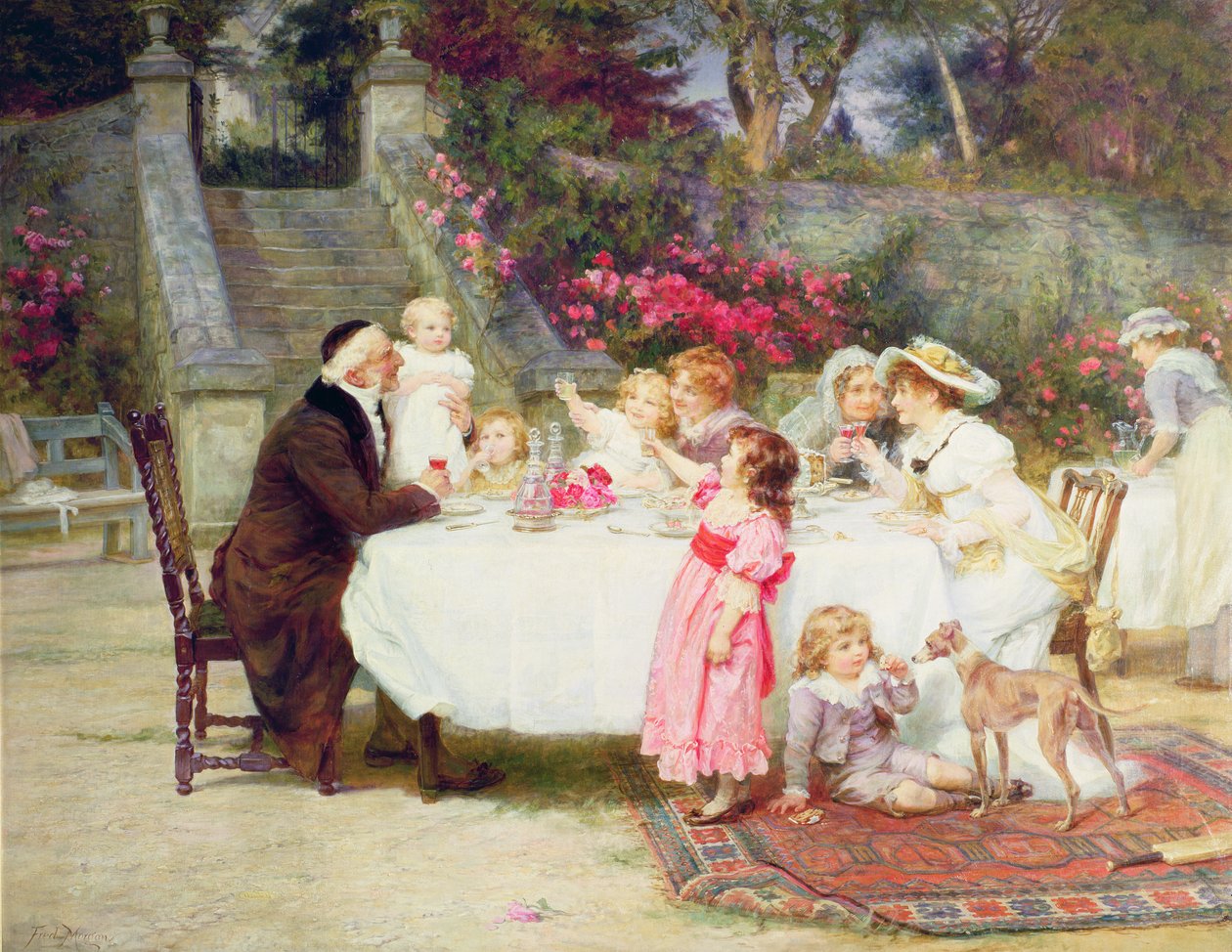 Első születésnapja alkotó: Frederick Morgan