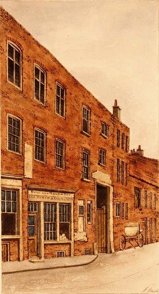 Bull and Mouth Inn, St. Martin le Grand alkotó: Frederick Nash