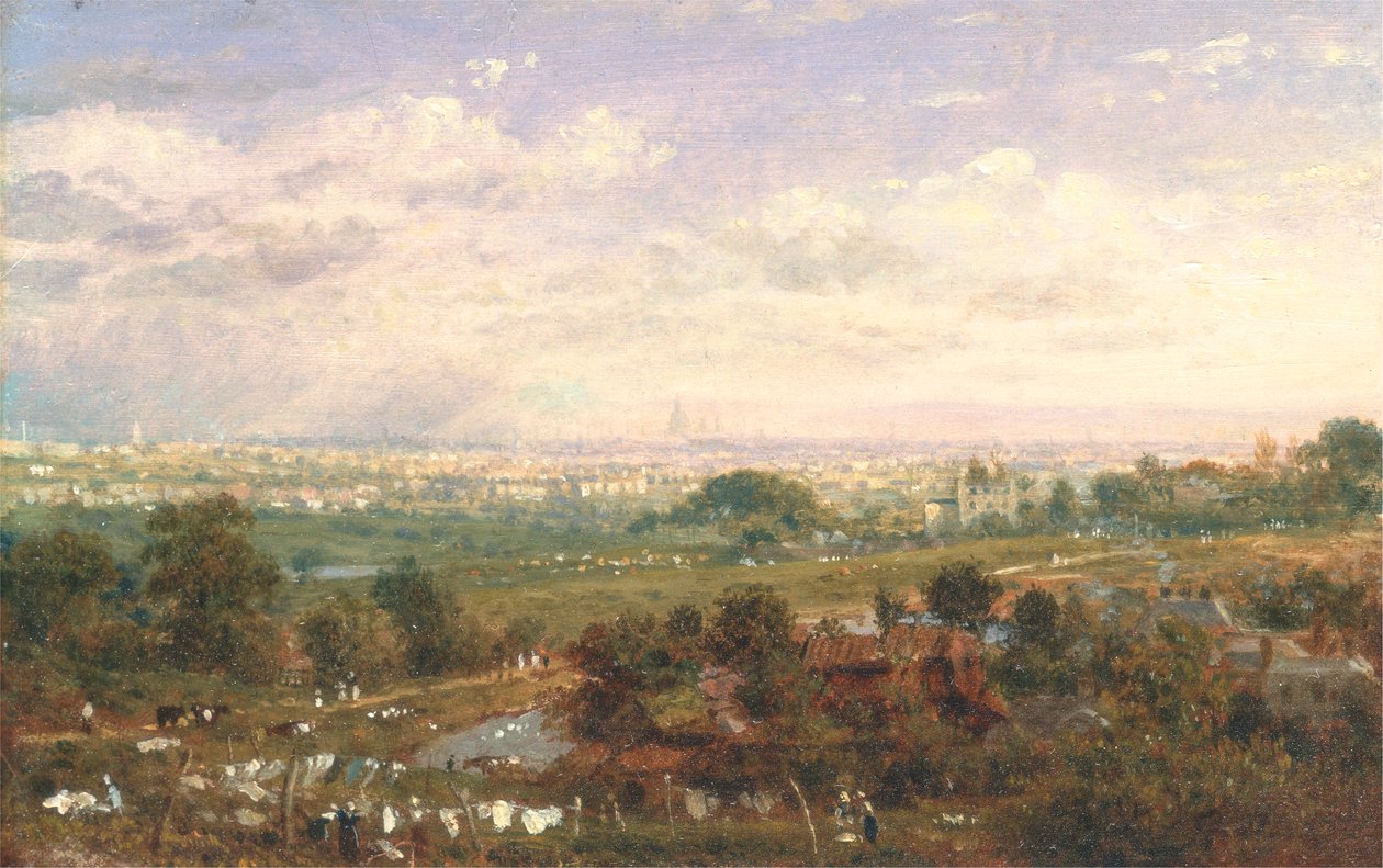London az Islington Hilltől alkotó: Frederick Nash
