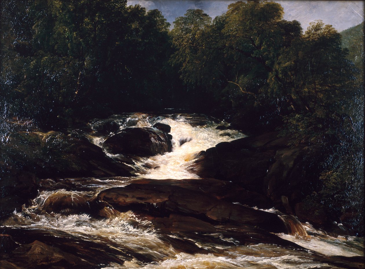 „A Devonshire-folyam”, 1860 alkotó: Frederick Richard Lee