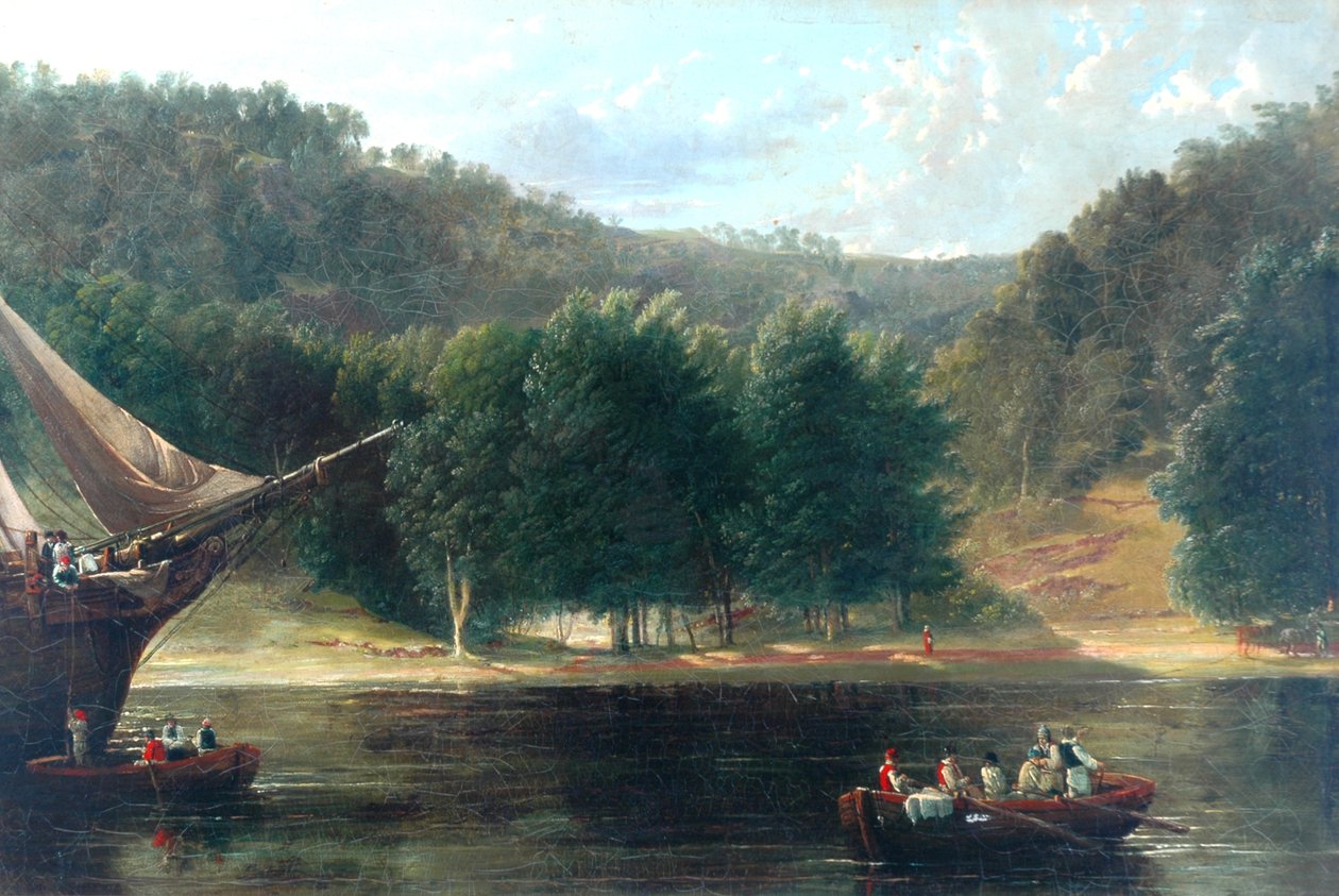 Tengerparti jelenet, 1835 alkotó: Frederick Richard Lee