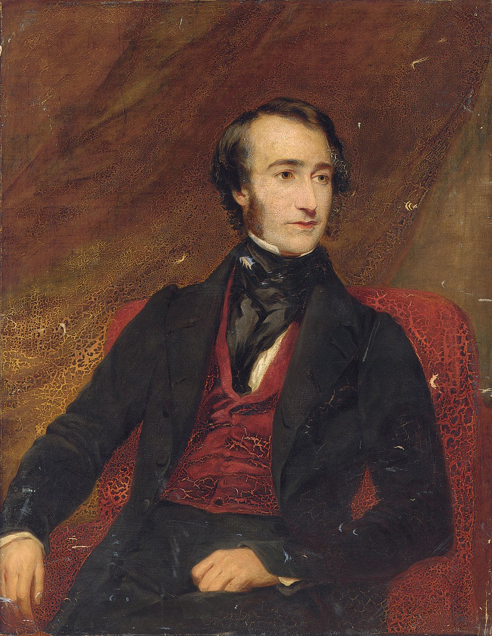 Sir Edward Colebrooke portréja, 1843 alkotó: Frederick Richard Say