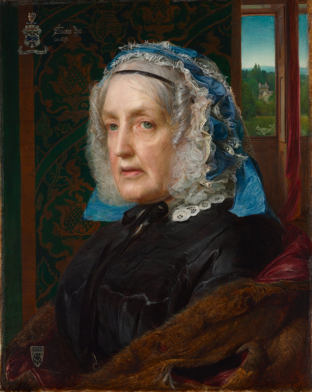 Susanna Rose portréja alkotó: Frederick Sandys