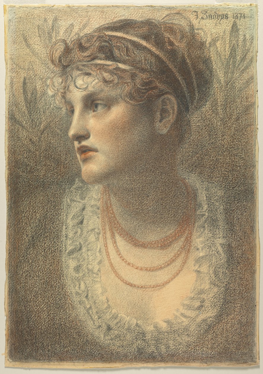A korall nyaklánc alkotó: Frederick Sandys