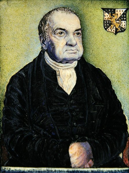 William Williams portréja, 1828 körül (akvarell elefántcsonton) (367110-es pár) alkotó: Frederick Tatham
