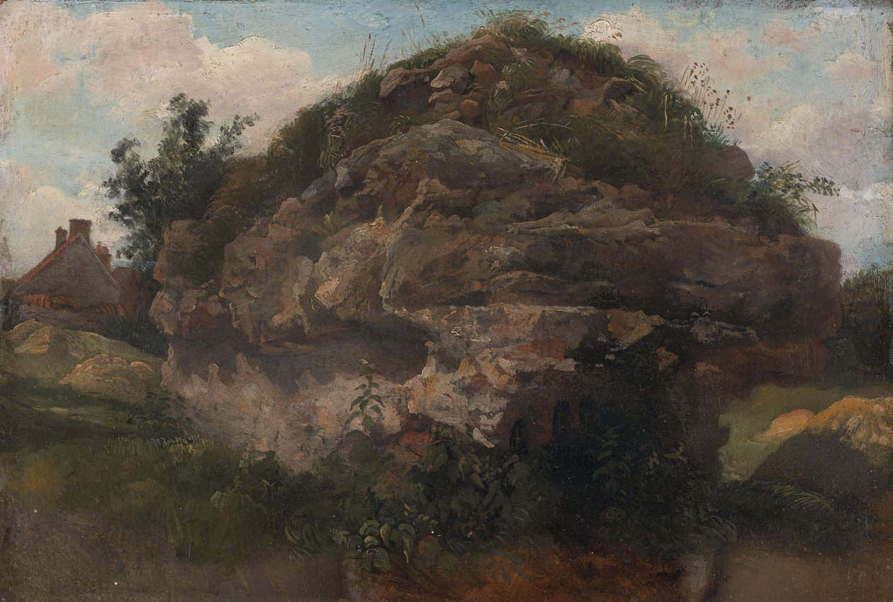 Rocky Hillside alkotó: Frederick W. Watts