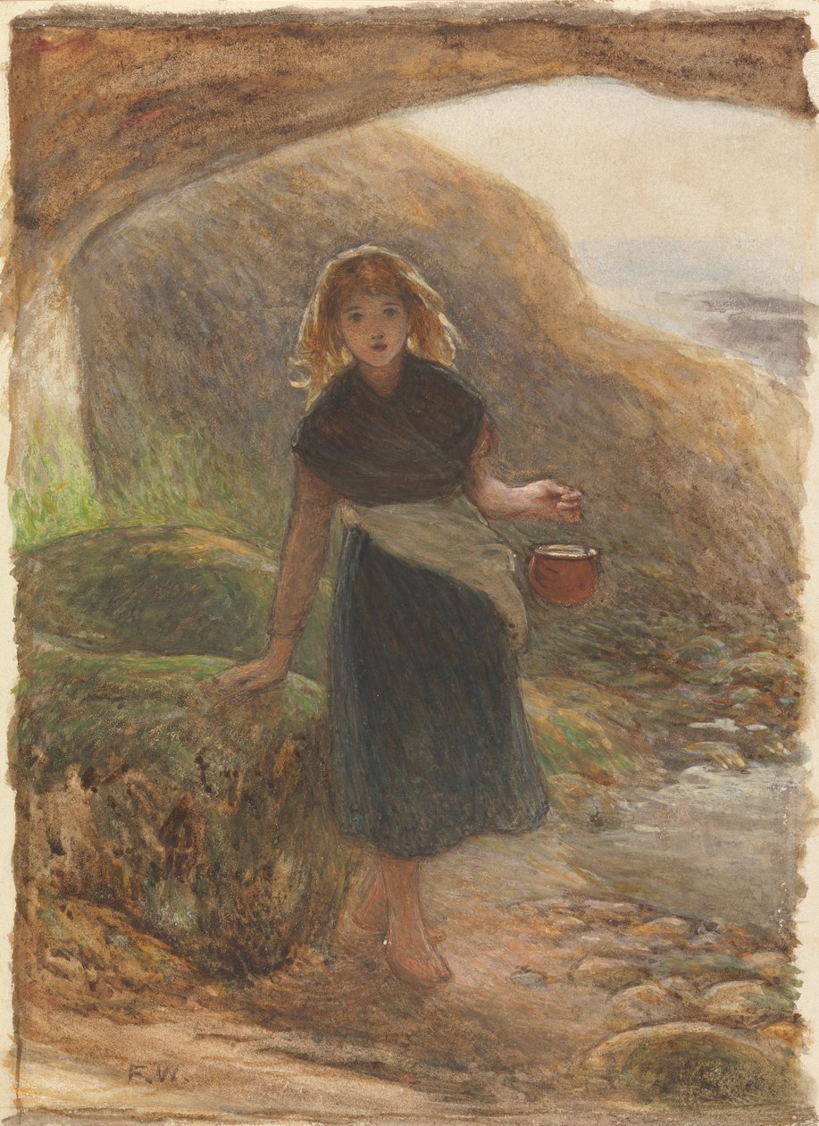 A kagylógyűjtő alkotó: Frederick Walker