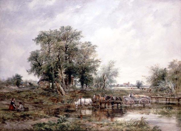 Suffolki táj alkotó: Frederick Waters Watts