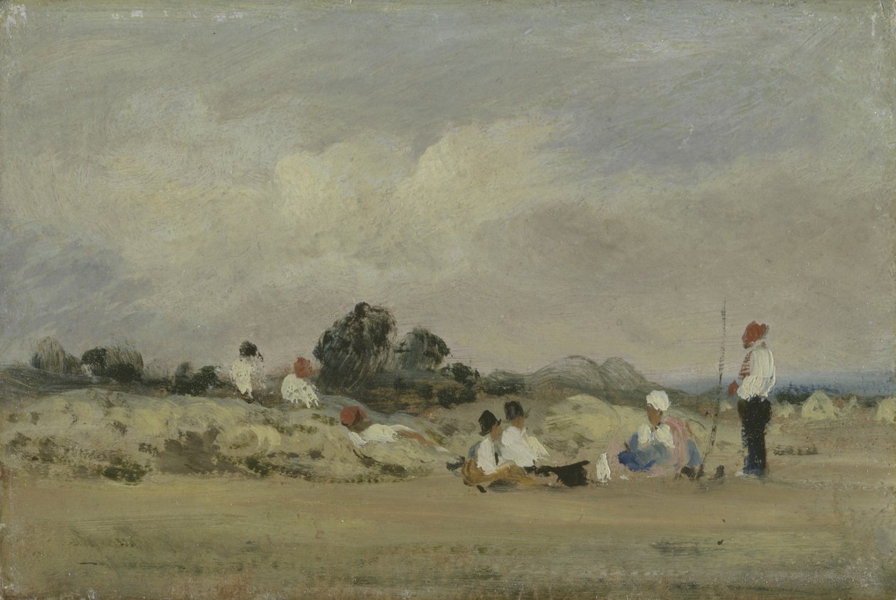 Haymakers pihenés (olaj malomdeszkán) alkotó: Frederick Waters Watts