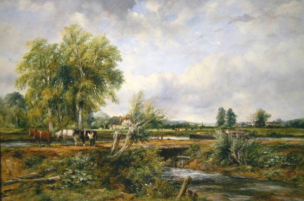 Pásztori táj (olaj, vászon) alkotó: Frederick Waters Watts
