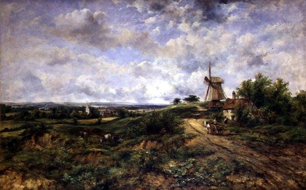 Hampstead Heath kilátása alkotó: Frederick Waters Watts