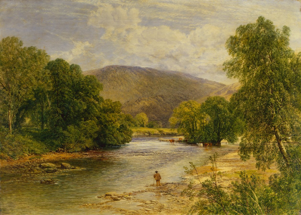 Bettys Y Coed, Észak-Wales (olaj, vászon) alkotó: Frederick William Hulme