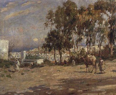 Közeledés a városhoz alkotó: Frederick William Jackson