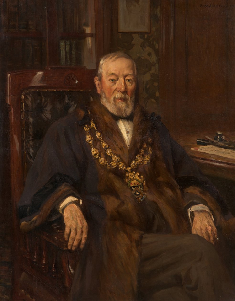 Abraham Crompton portréja alkotó: Frederick William Jackson