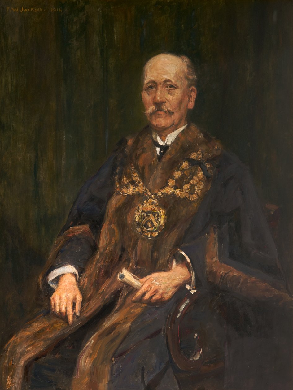 Herbert Wilde portréja, 1913-14 körül(Olaj, vászon) alkotó: Frederick William Jackson