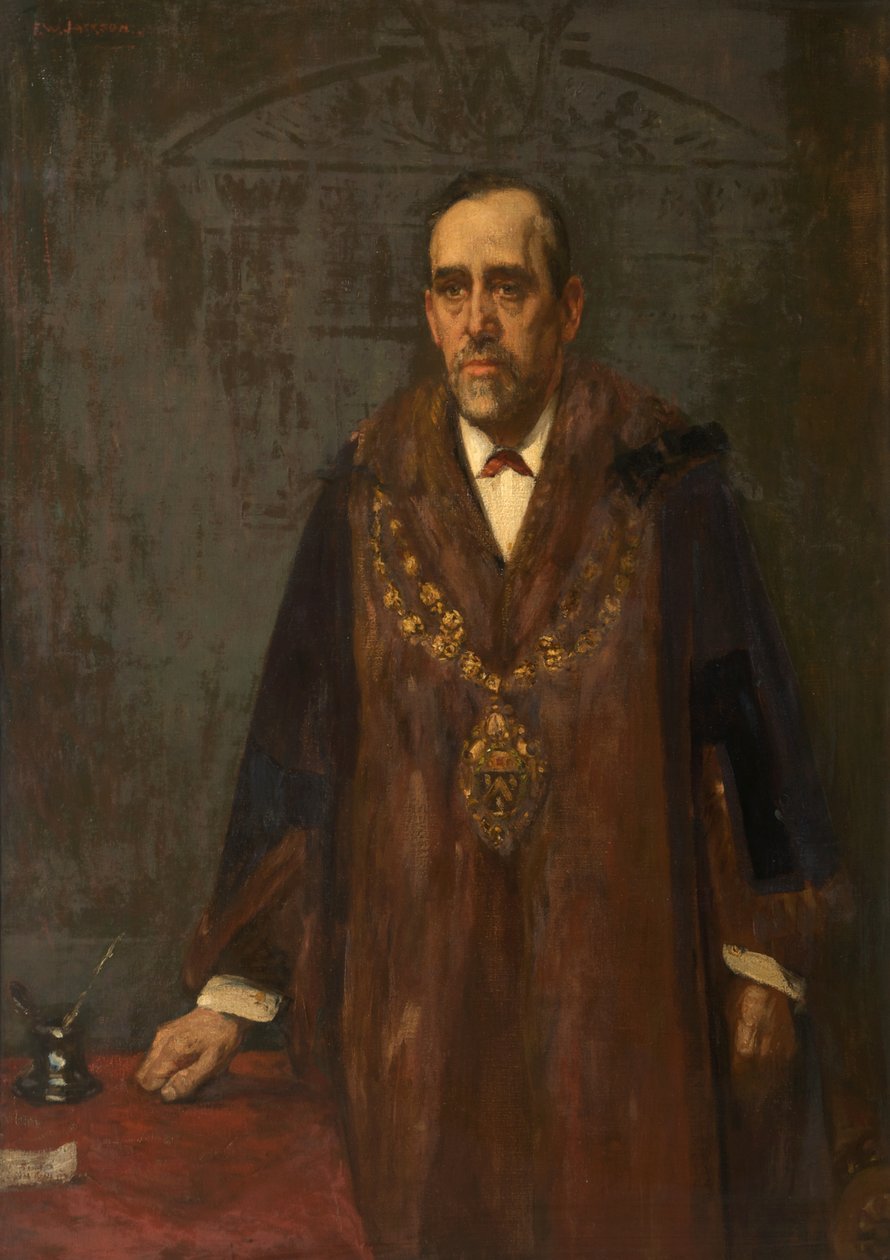 Jackson Brierley portréja, 1898-99 körül (Olaj, vászon) alkotó: Frederick William Jackson