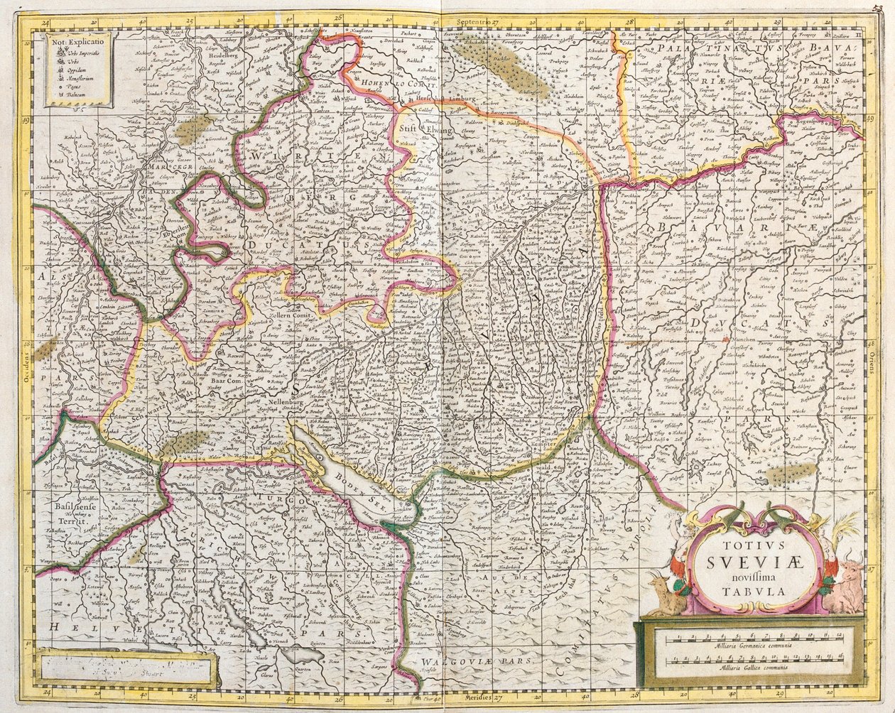 Baden-Württemberg, Bajorország, Németország alkotó: Frederick de Wit