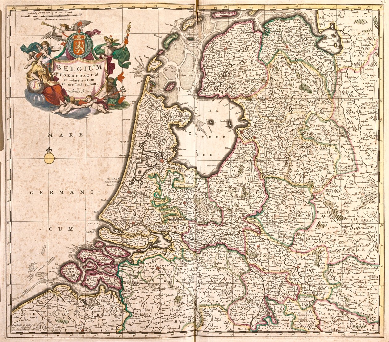 Belgium és Hollandia alkotó: Frederick de Wit