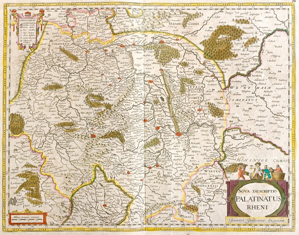 Hessen, Baden-Württemberg, Németország alkotó: Frederick de Wit