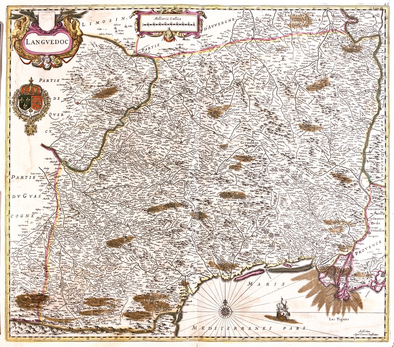 Languedoc, Franciaország alkotó: Frederick de Wit