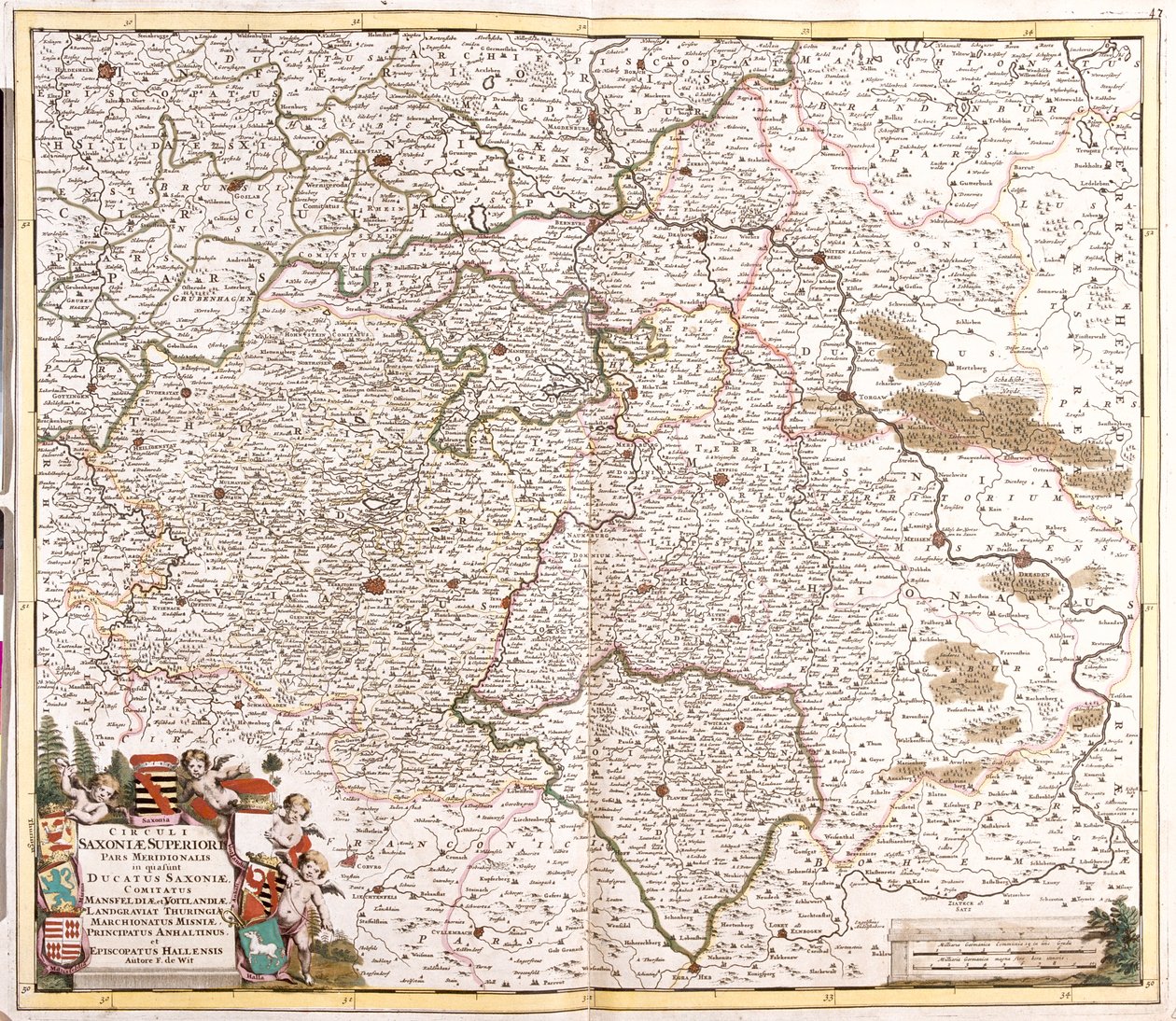 Alsó-Szászország, Szász-Anhalt, Szászország, Türingia, Németország alkotó: Frederick de Wit