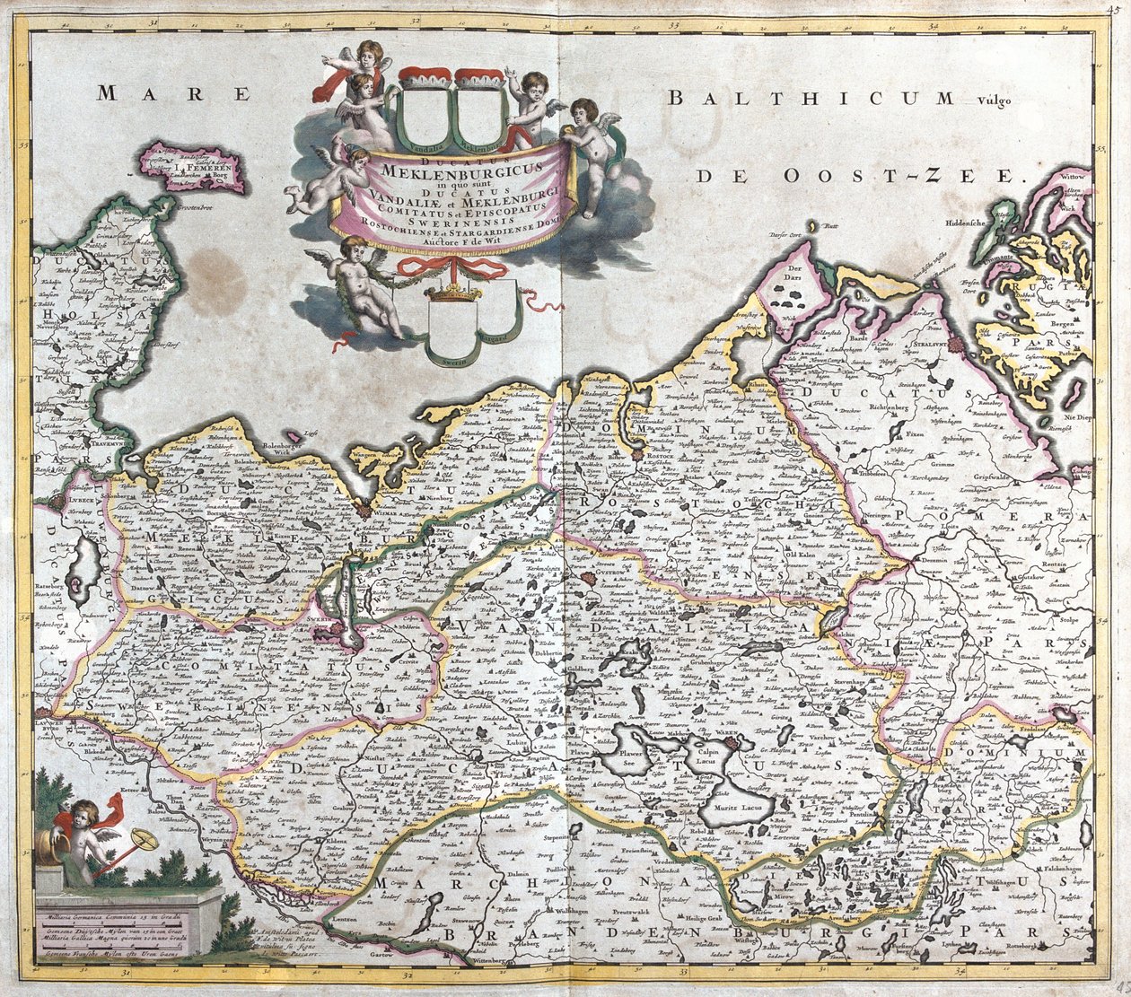 Mecklenburg-Elő-Pomeránia, Németország alkotó: Frederick de Wit