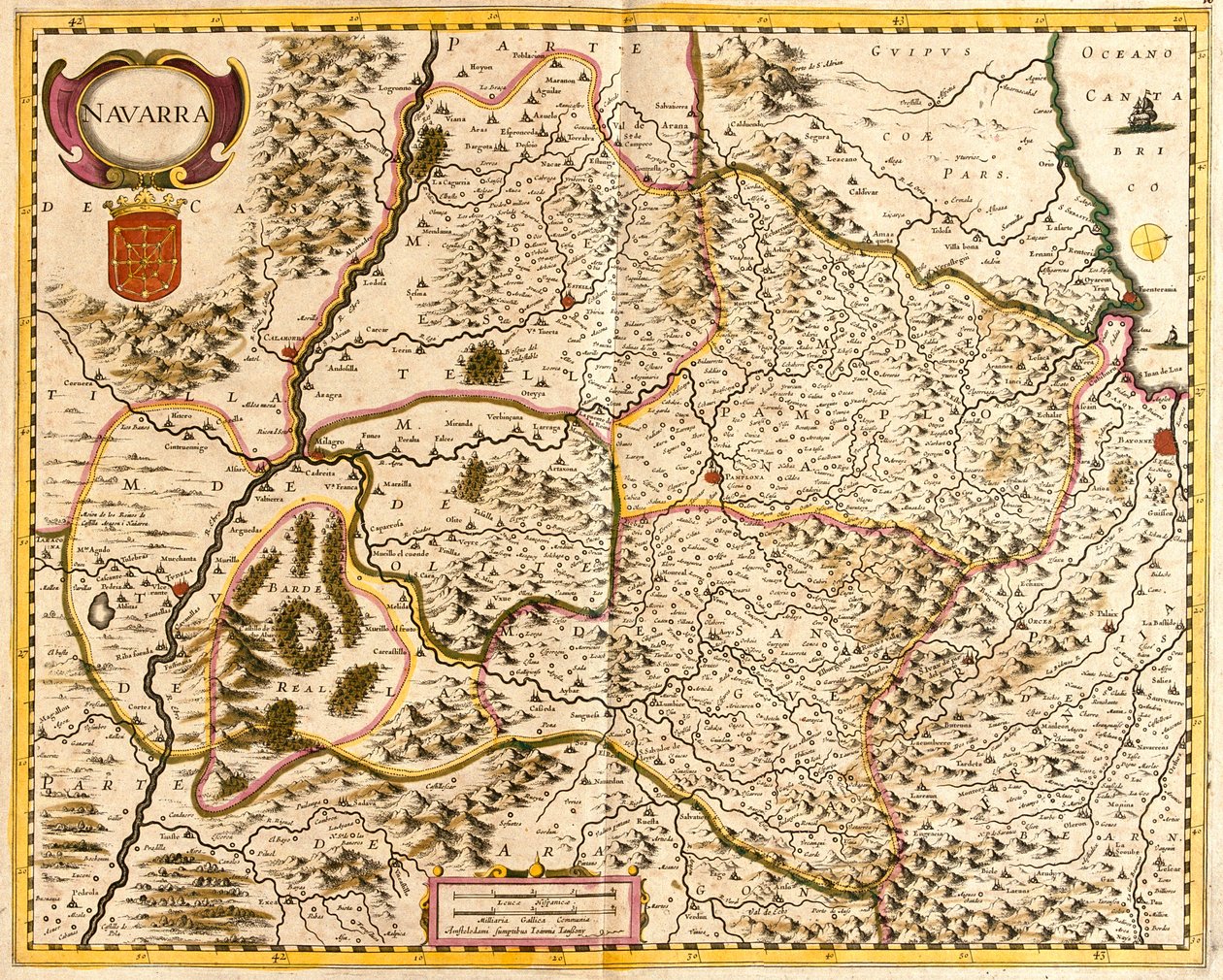 Navarra, Spanyolország alkotó: Frederick de Wit
