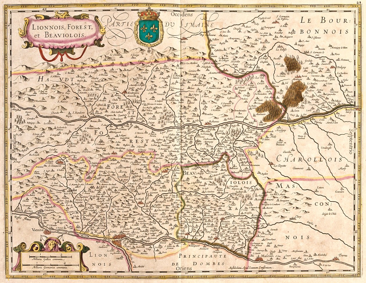 Rhône-Alpes, Franciaország alkotó: Frederick de Wit