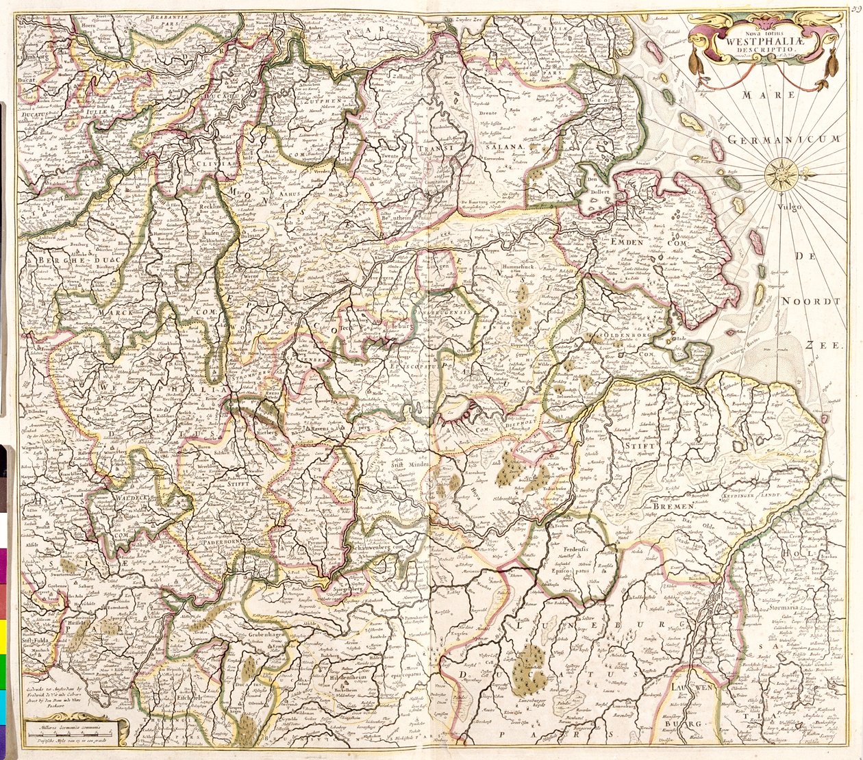 Schleswig-Holstein, Alsó-Szászország, Észak-Rajna-Vesztfália, Németország alkotó: Frederick de Wit