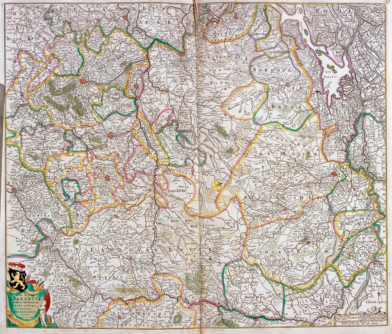 Dél-Hollandia, Észak-Brabant, Flamand Régió, Vallónia, Brüsszeli Régió, Limburg, Hollandia, Belgium, Belgium alkotó: Frederick de Wit