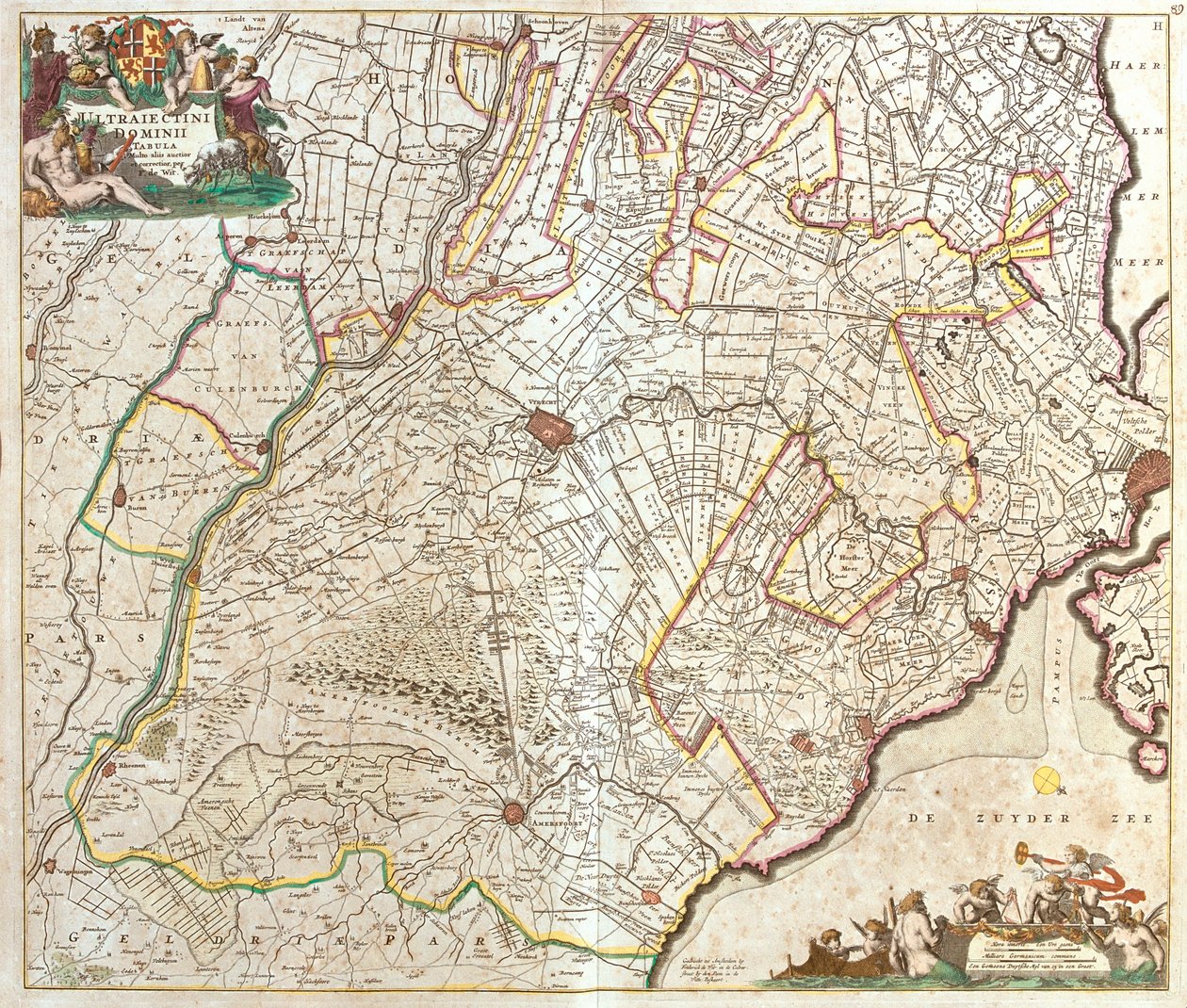 Utrecht, Észak-Hollandia, Limburg, Gelderland, Hollandia alkotó: Frederick de Wit