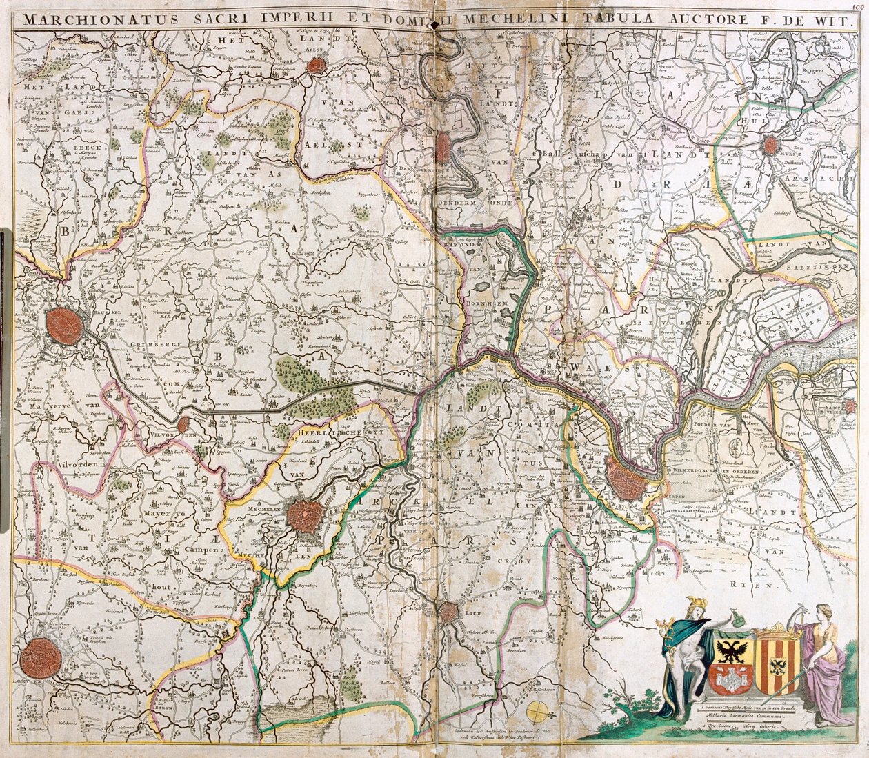 Zeeland, flamand régió, brüsszeli régió, Hollandia, Belgium alkotó: Frederick de Wit