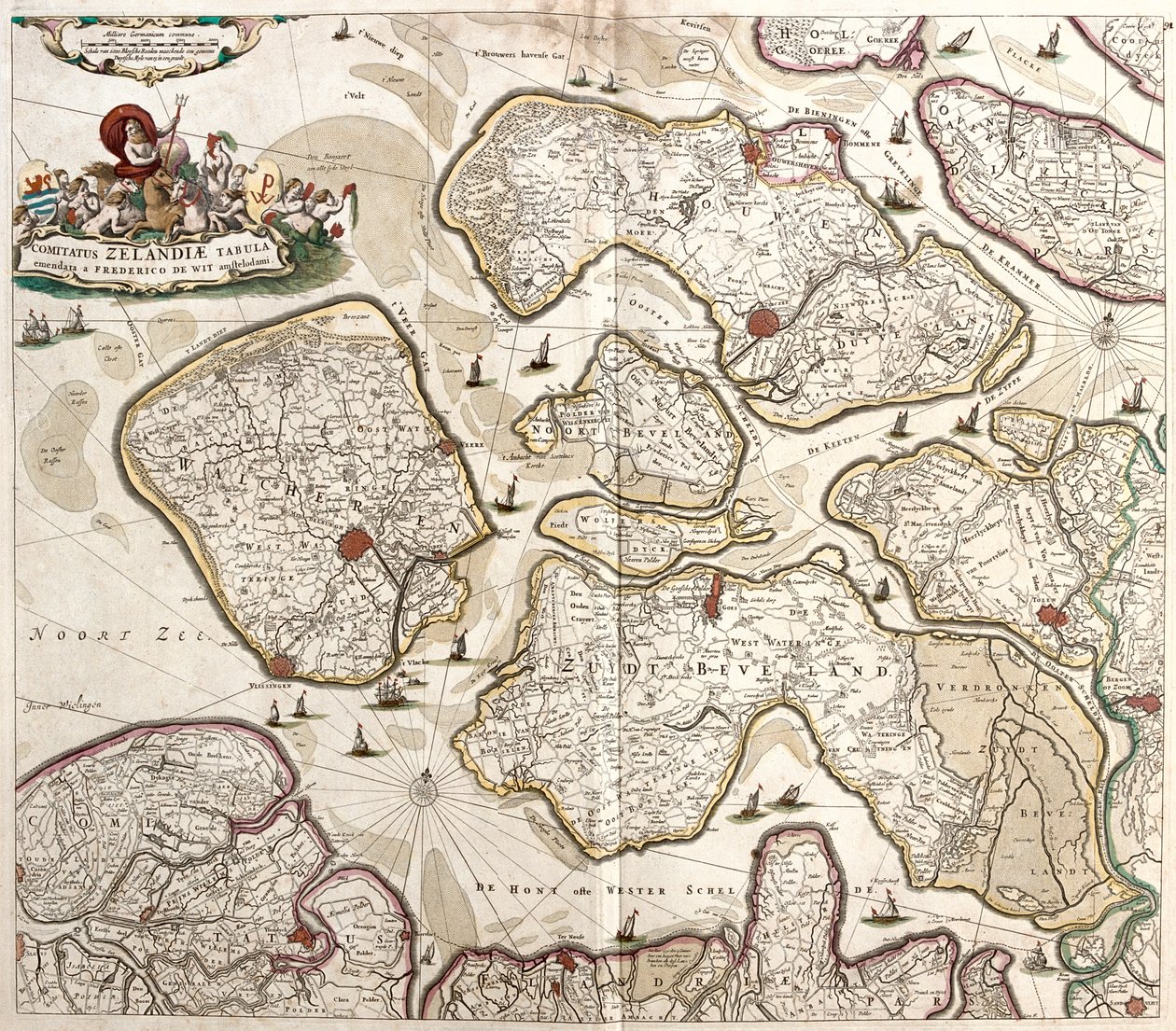 Zeeland, Hollandia alkotó: Frederick de Wit