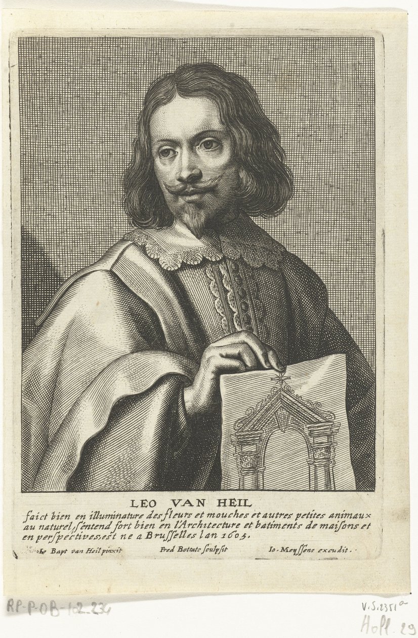 Leo van Heil portréja alkotó: Frederik Bouttats the Elder