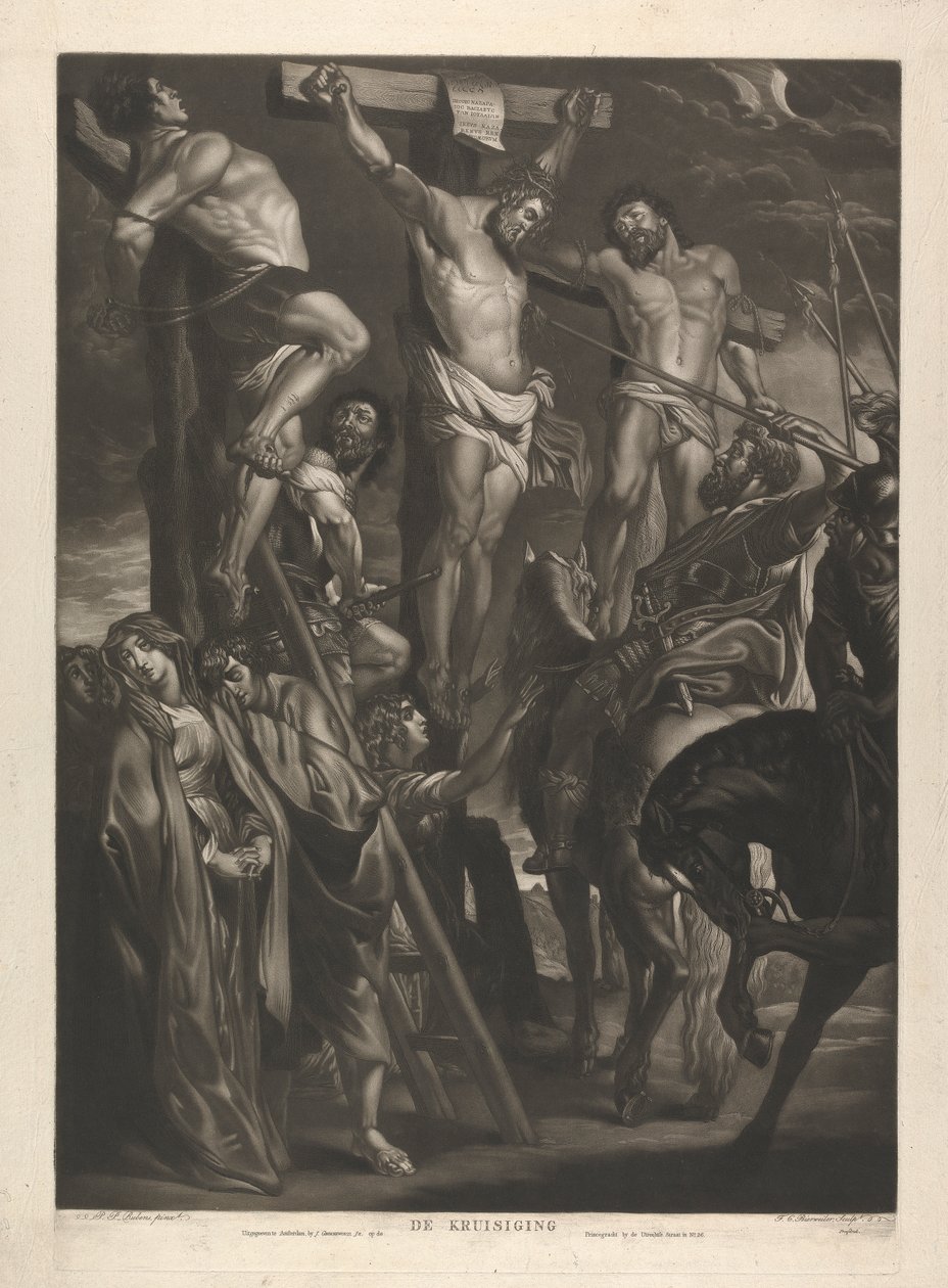 A keresztre feszítés alkotó: Frederik Christiaan Bierweiler