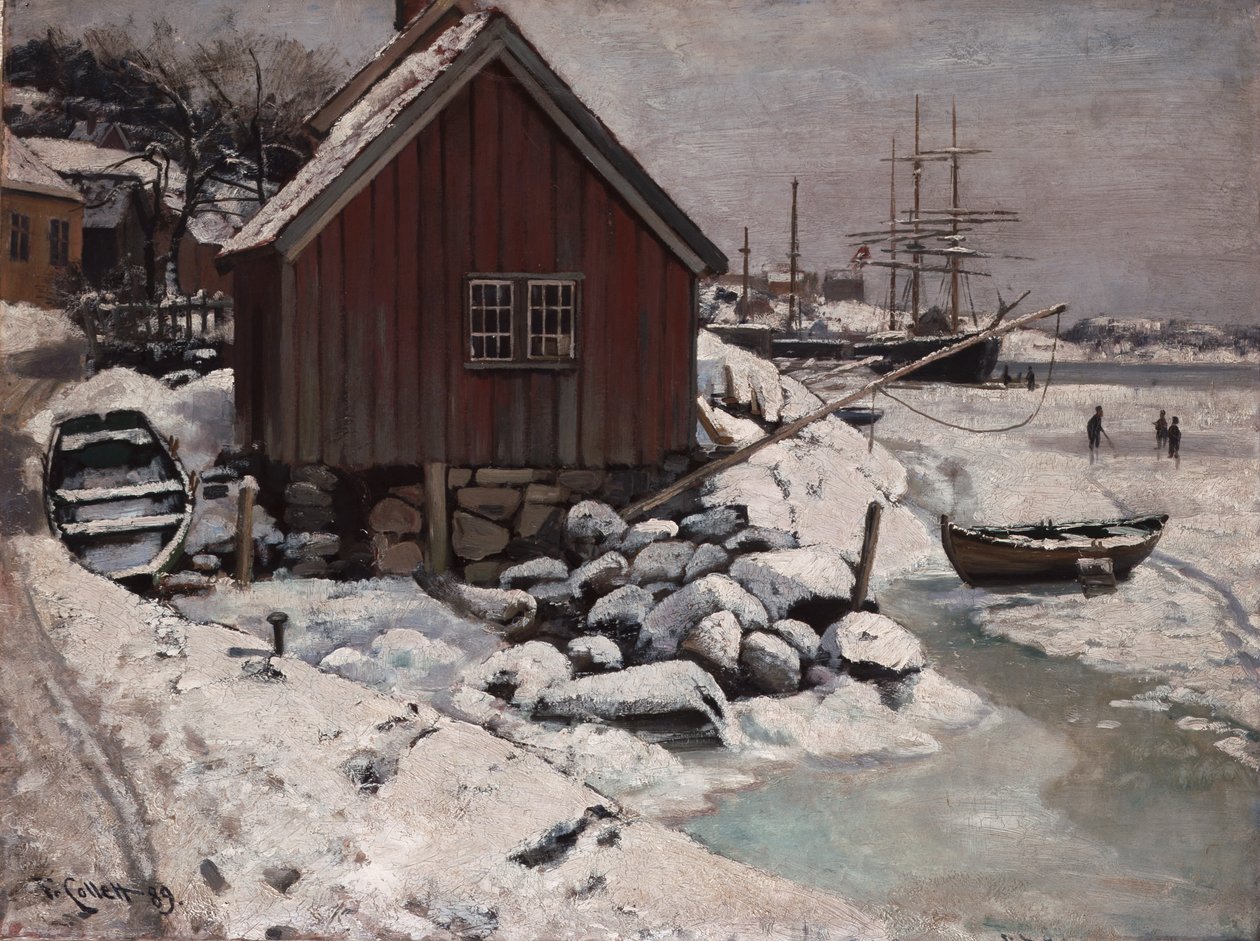 Téli alkotó: Frederik Collett