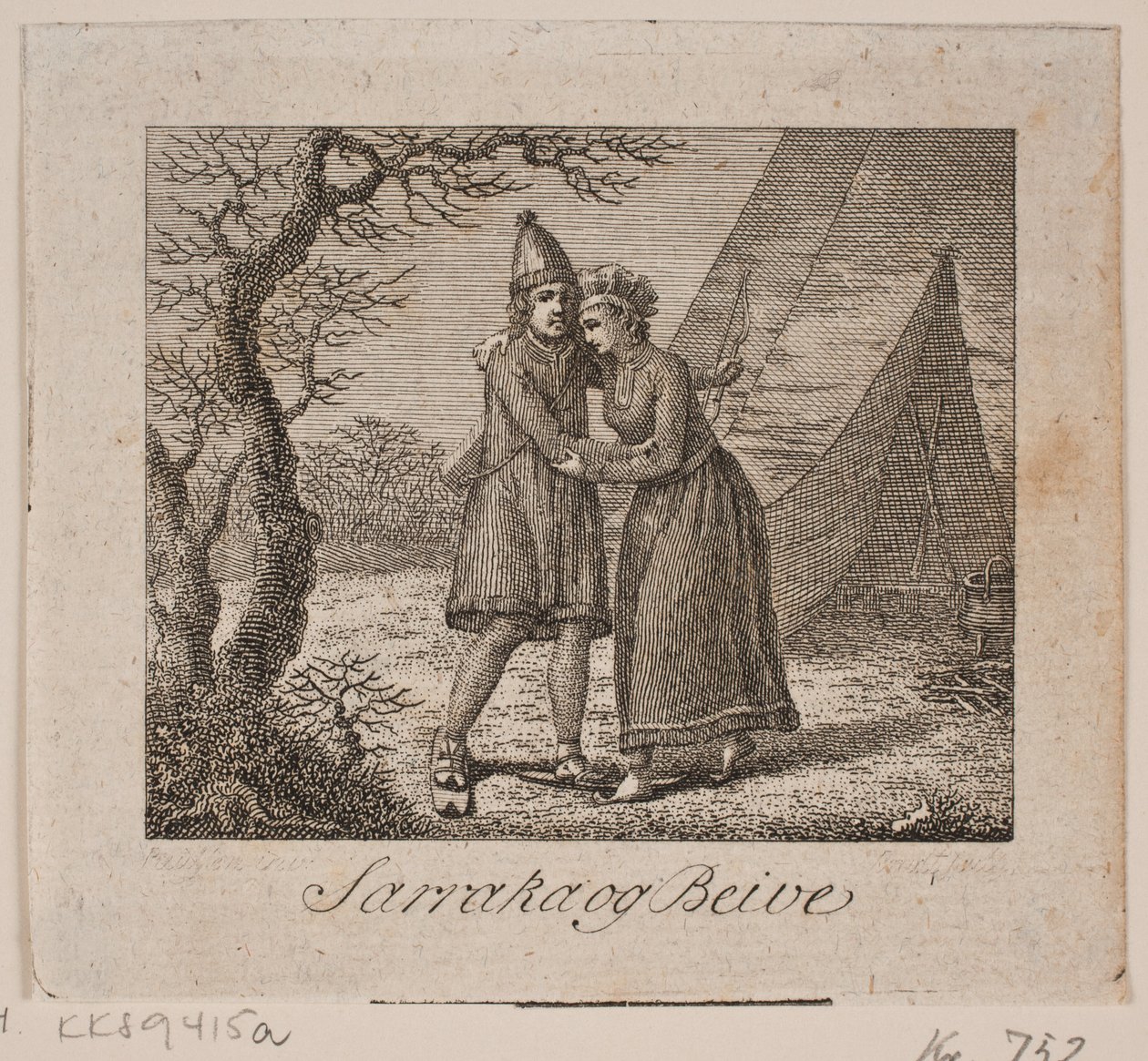 P. F. Suhn Összegyűjtött írásainak matricája alkotó: Frederik Ludvig  Bradt
