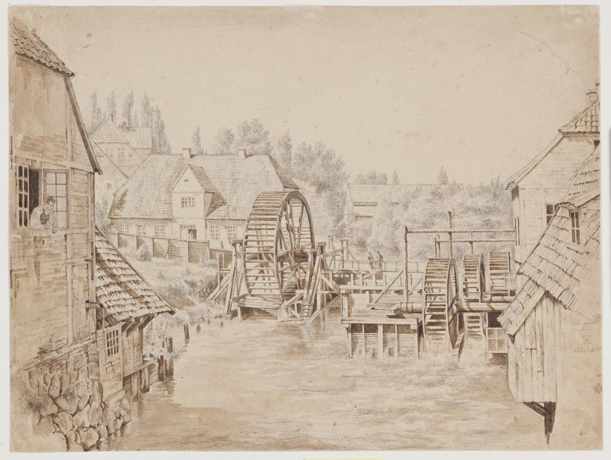 Salinmølle. Oldesloo alkotó: Frederik Rohde