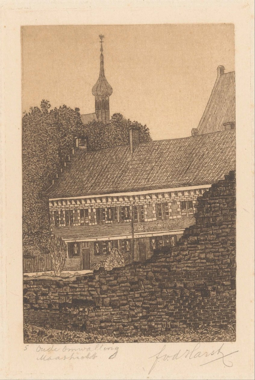 Régi sáncok, Maastricht (eredeti cím az objektumon) alkotó: Frederik van der Harst (signed by artist)