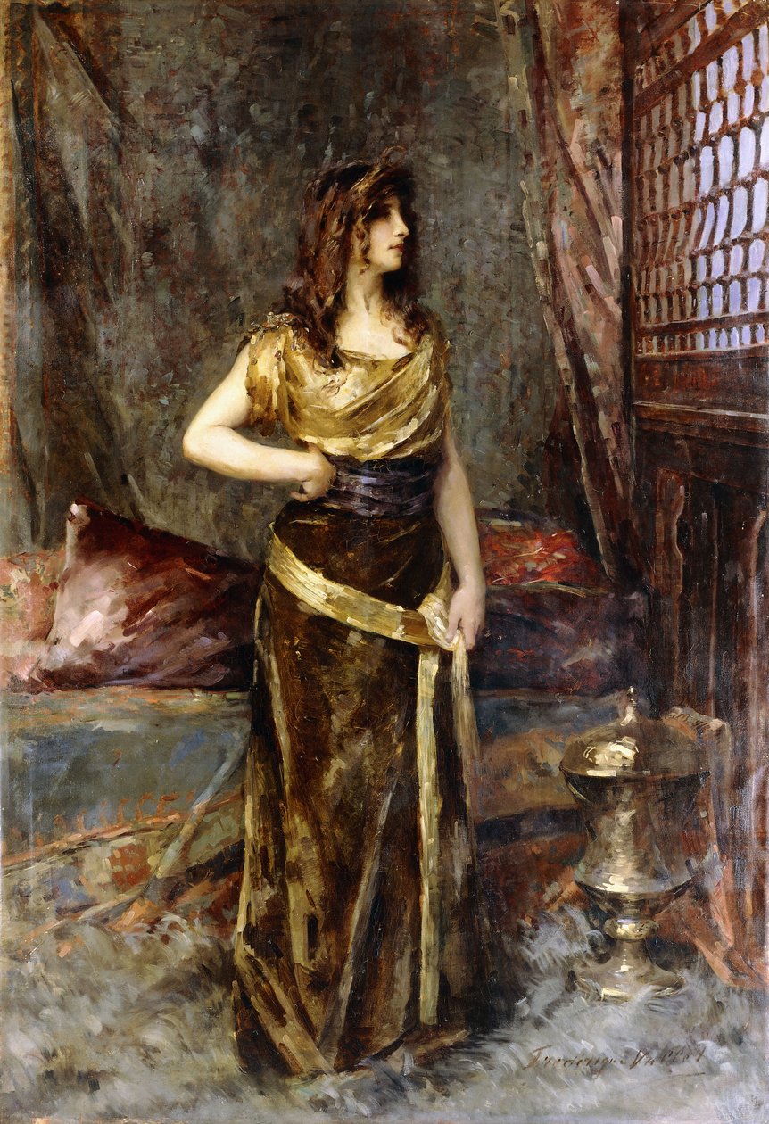 Önarckép (olaj, vászon) alkotó: Frederique Vallet Bisson