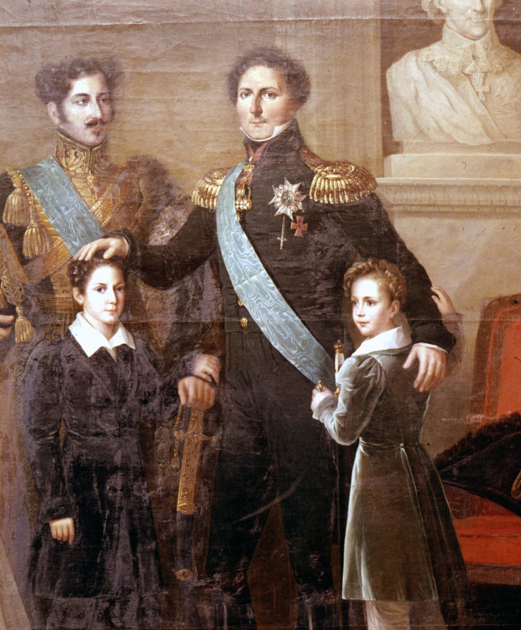 A svéd Bernadotte-dinasztia. Részlet alkotó: Fredric Westin