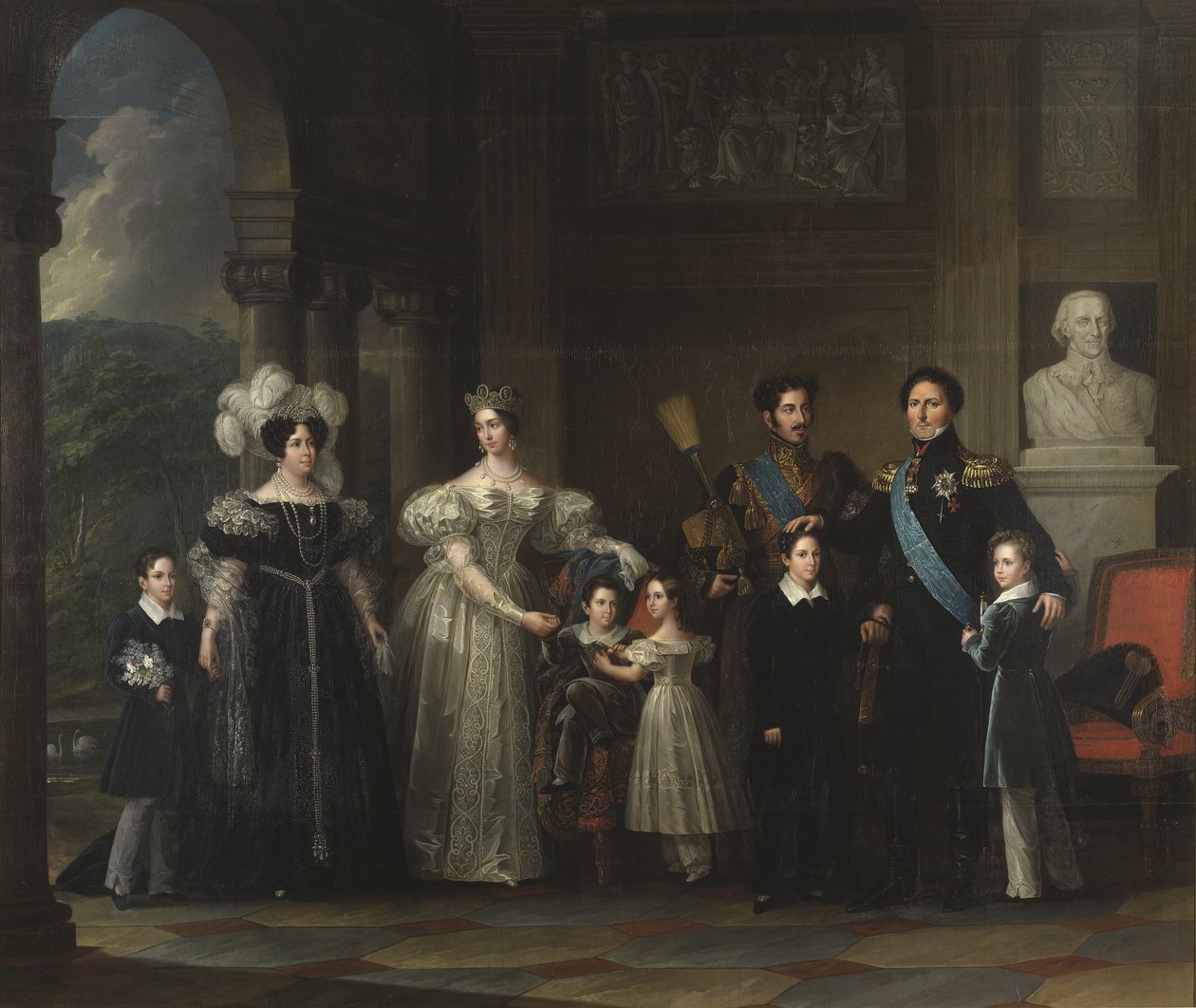 A Bernadotte család, 1837 alkotó: Fredric Westin